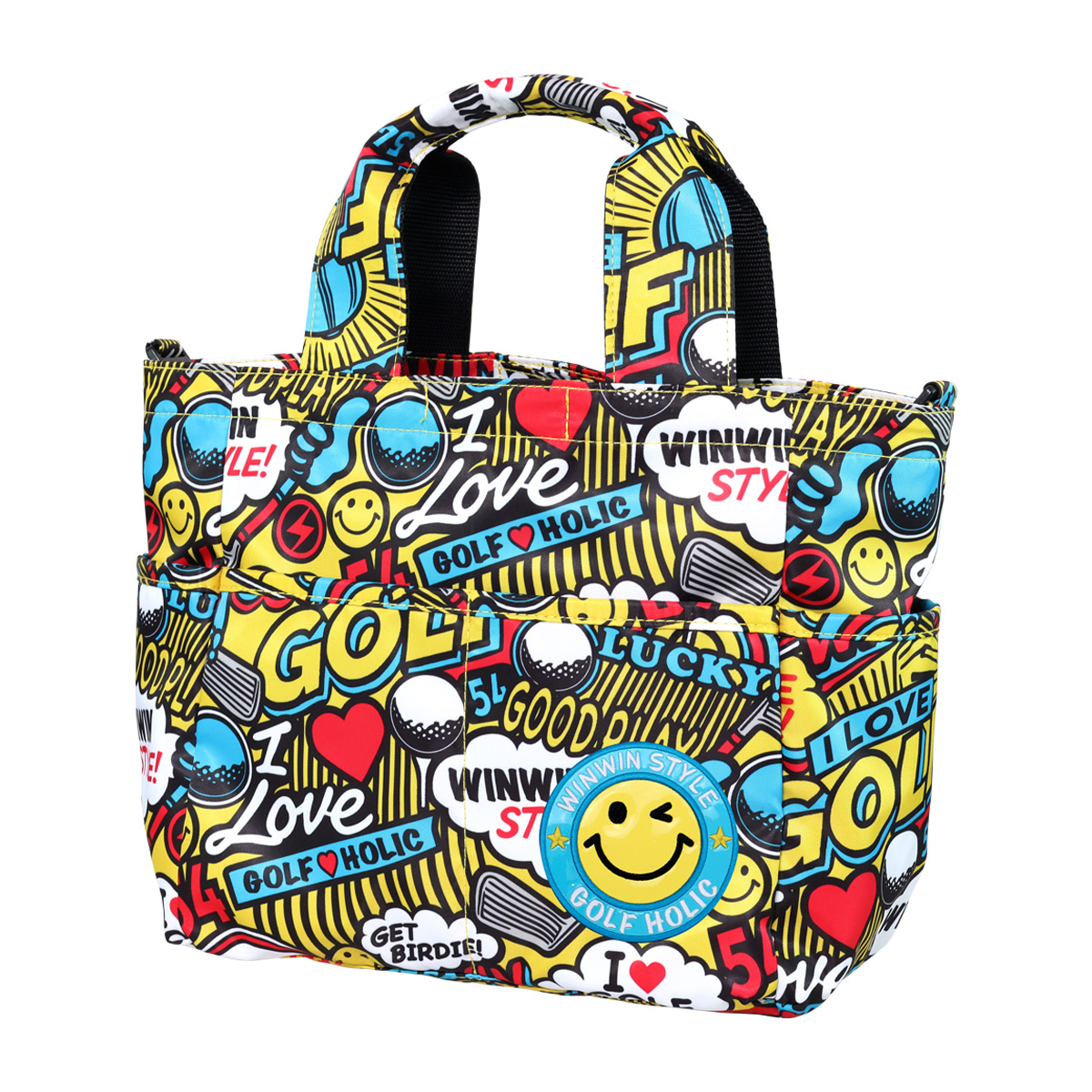 GOOD TIME HOLIDAY ROUND TOTE BAG