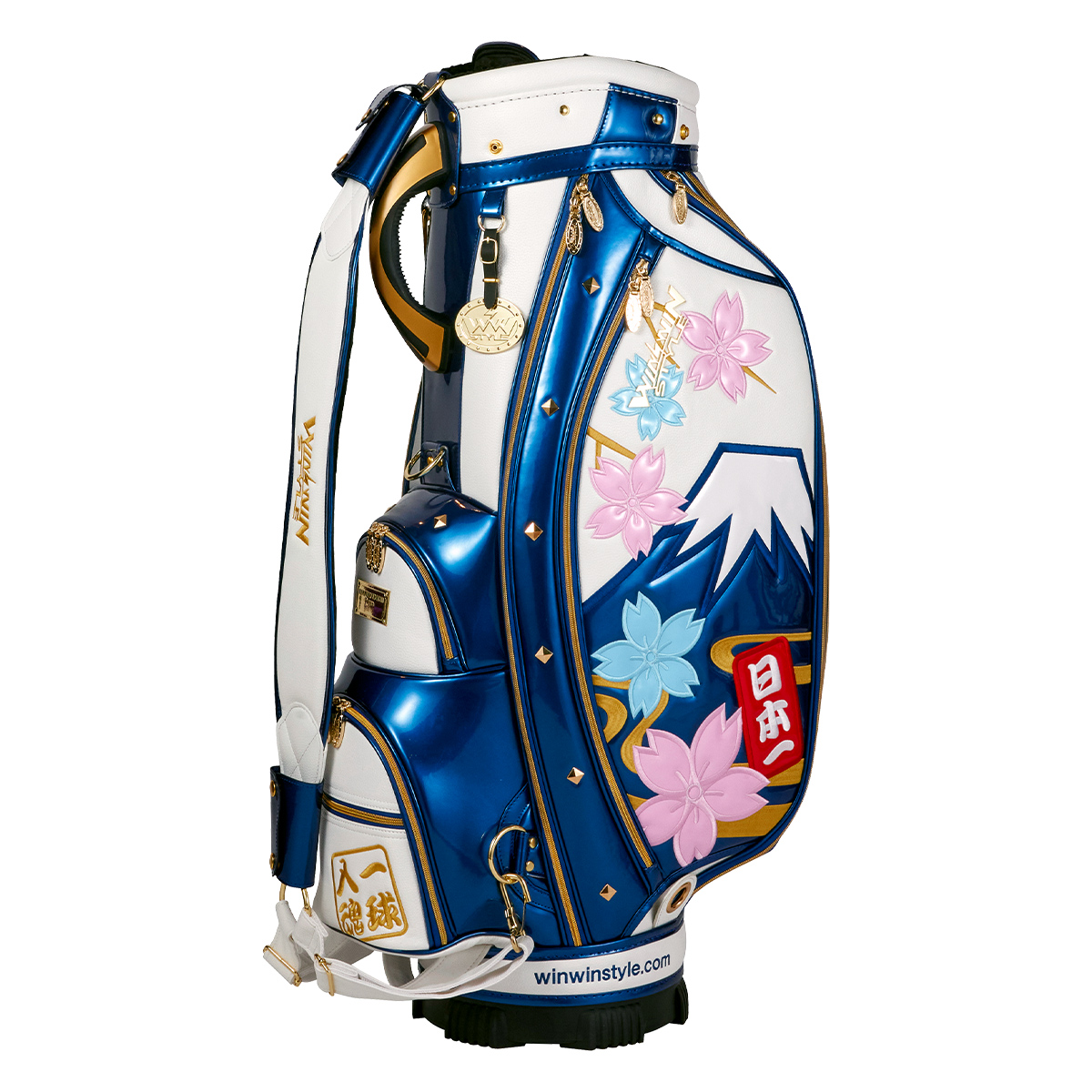 キャディバッグ】【限定100本】富士山/日本一 CART BAG GOLD Version