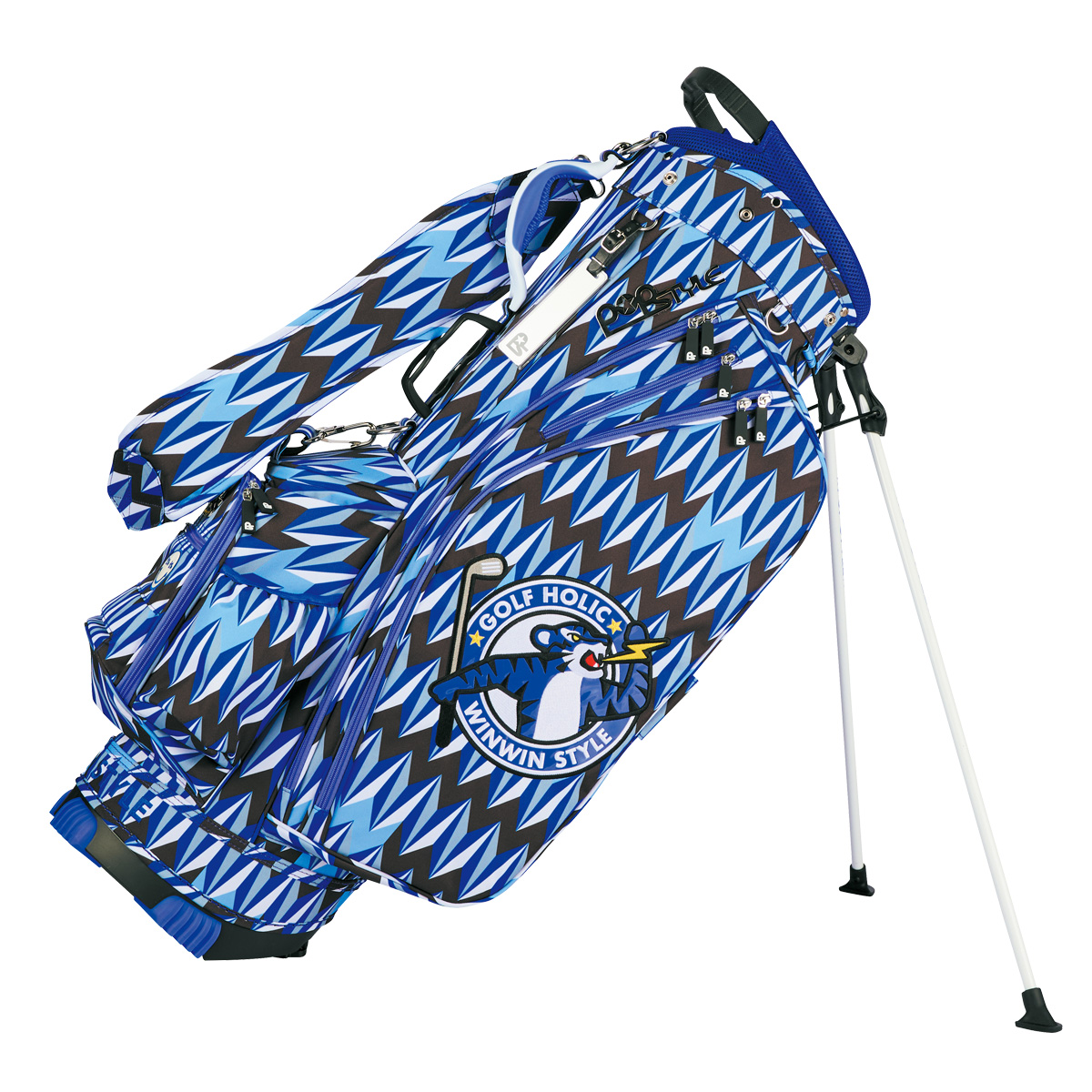 GOLF HOLIC ICON Ver. LIGHT WEIGHT STAND BAG BL