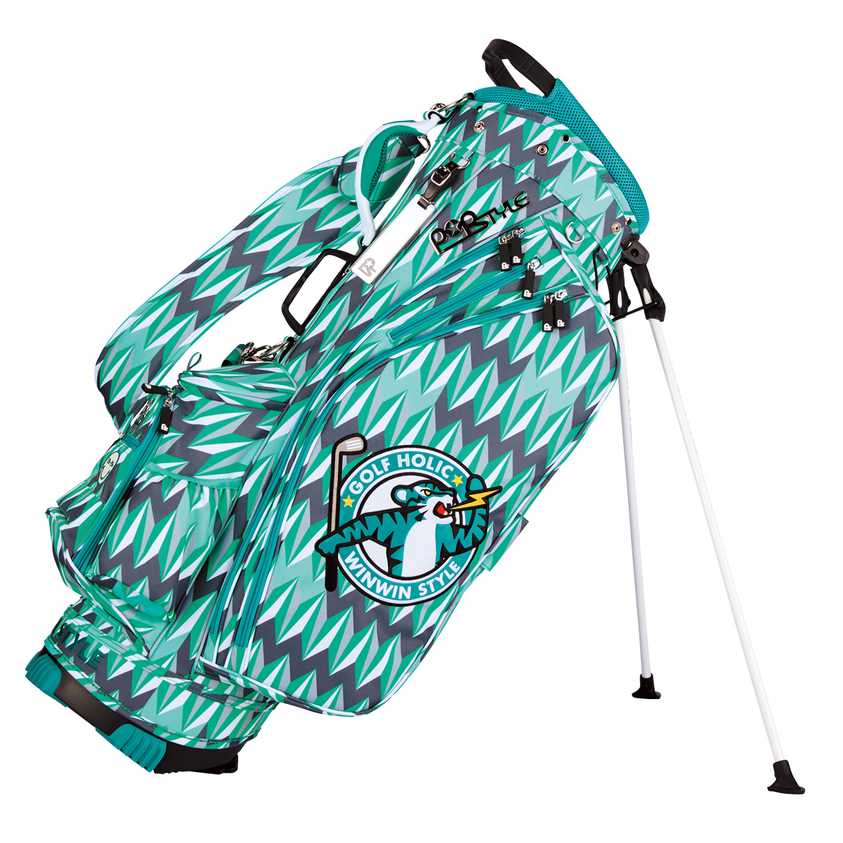 GOLF HOLIC ICON Ver. LIGHT WEIGHT STAND BAG MINT GN