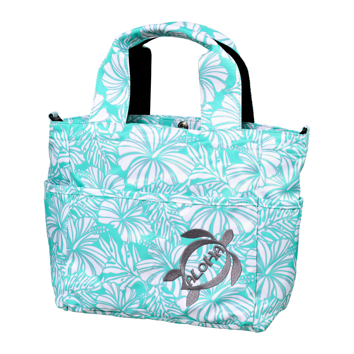 ALOHA HONU NEW ROUND TOTE BAG MINT GN