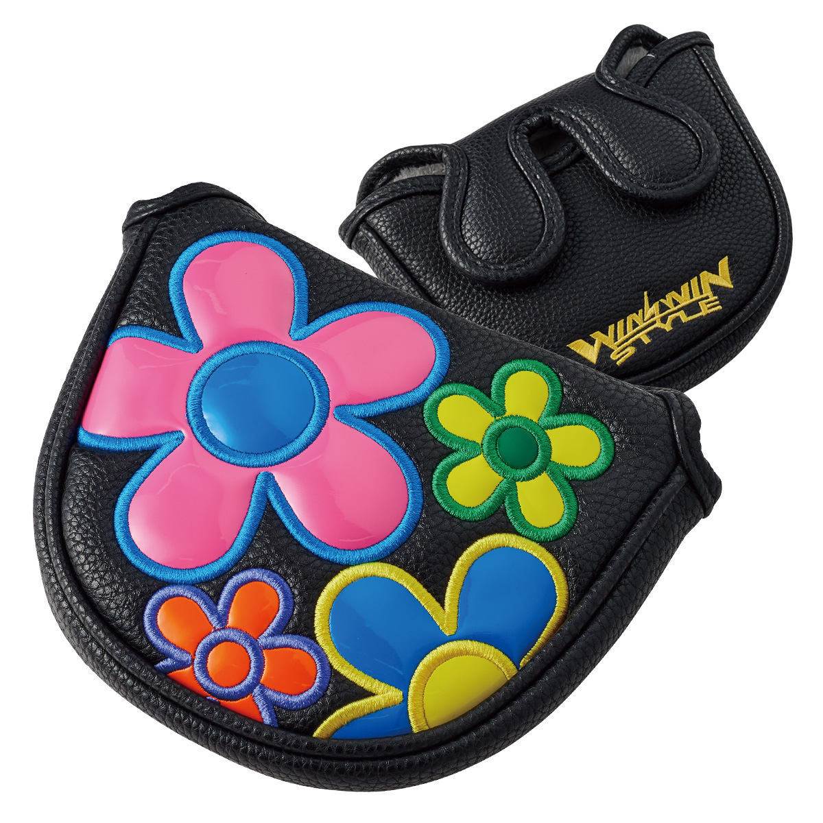 COLORFUL DAISY PUTTER COVER マレットタイプ(PUレザー)BK