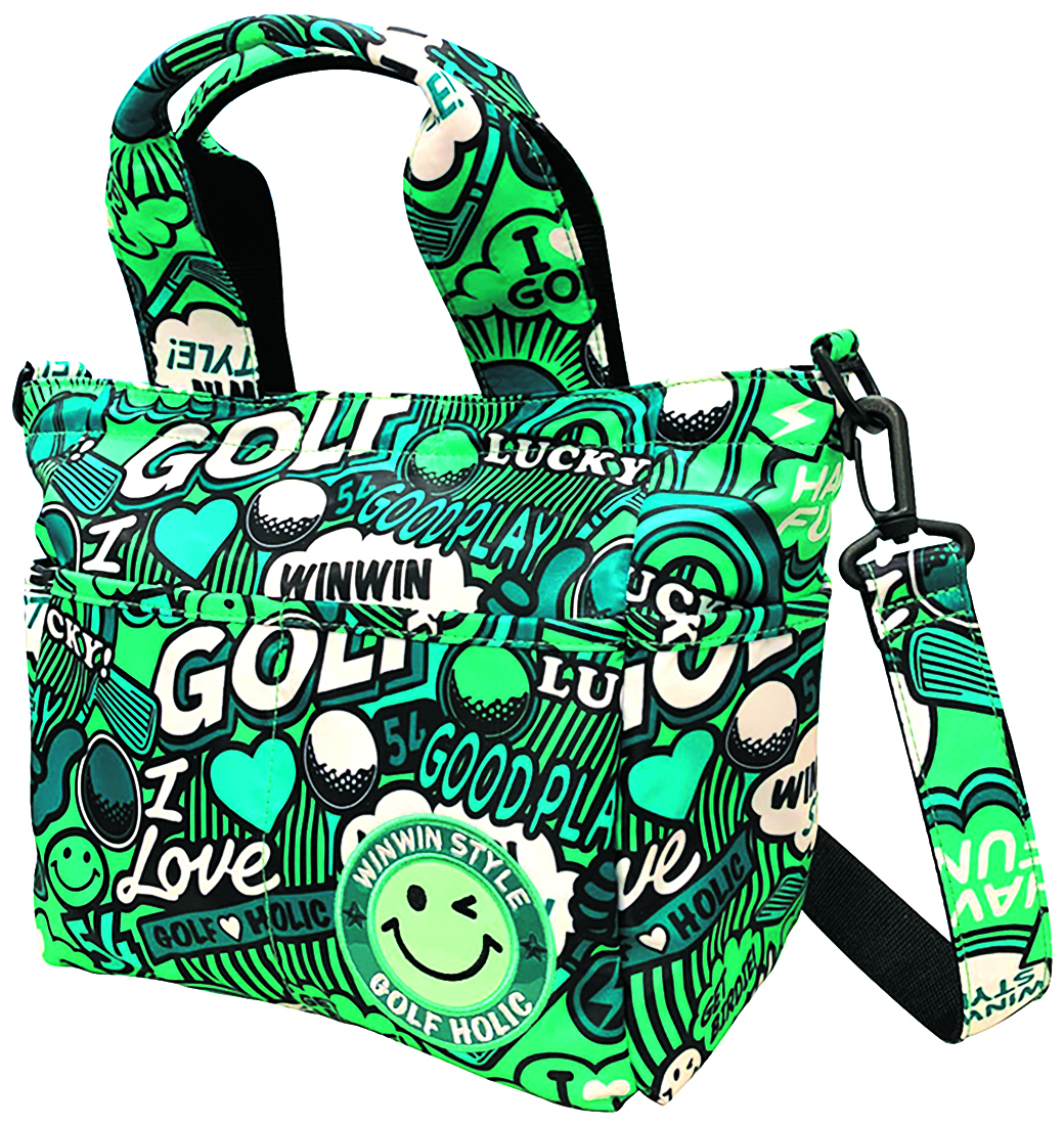 GOOD TIME HOLIDAY ROUND TOTE BAG MINTGN