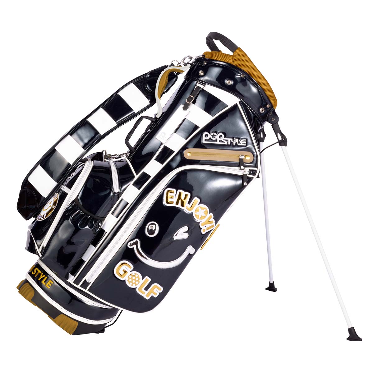 ENJOY GOLF Pearl NEW STAND BAG BK