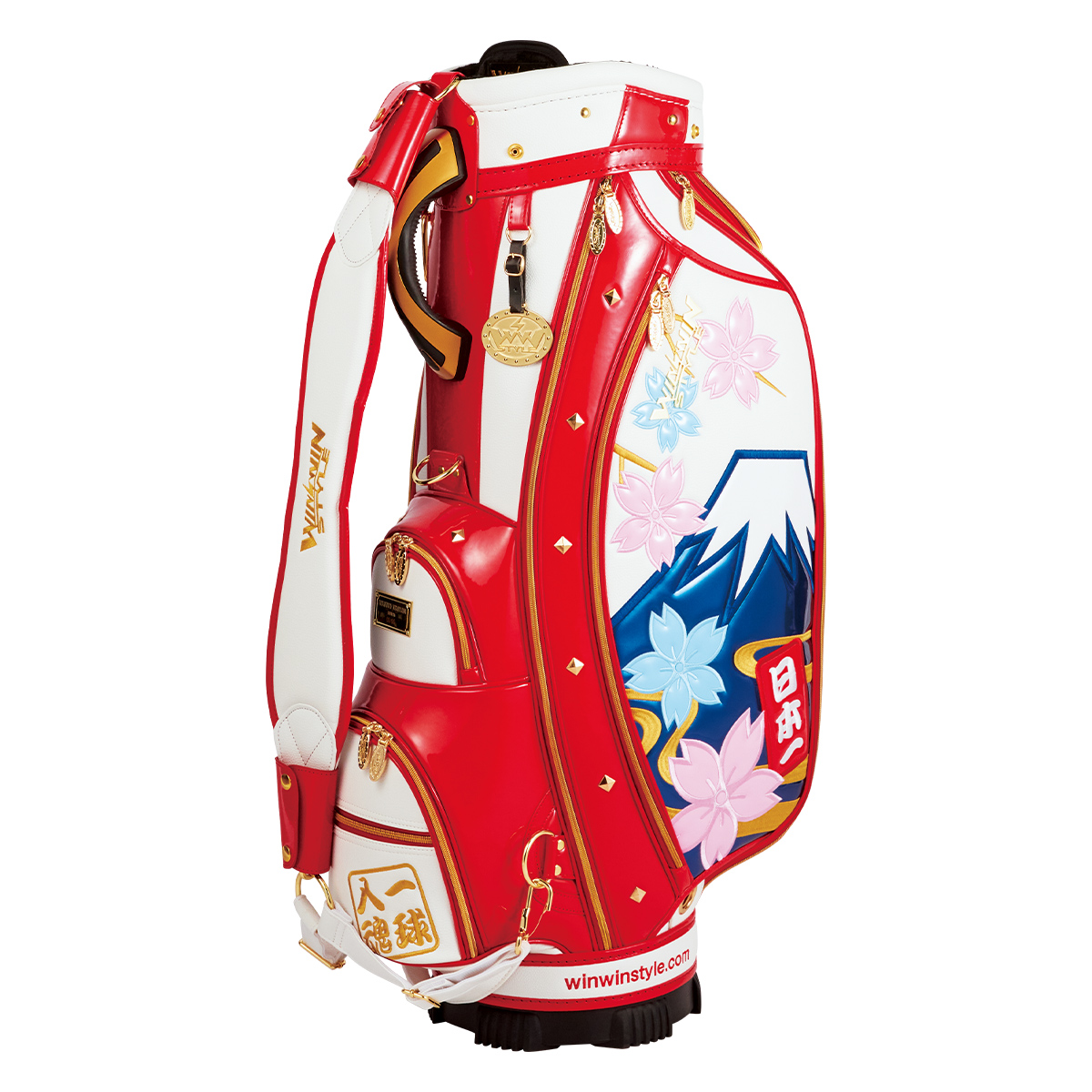 【限定100本】富士山/日本一CART BAG GOLD ゴルフバッグ WINWIN STYLE :: GLOBAL SHOP / [LIMITED EDITION OF 100]Mt.FUJI